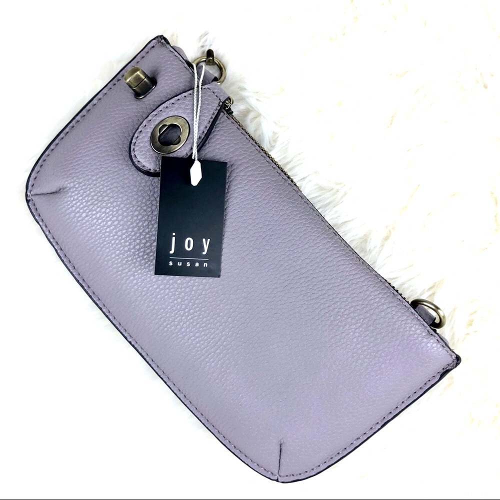 Susan Joy Convertible Crossbody Wristlet Clutch